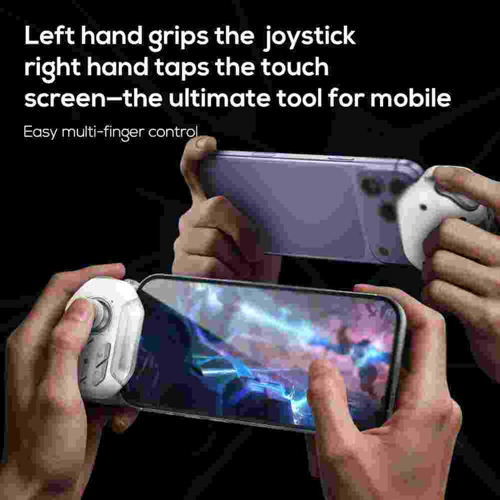 Gaming Accessories Phone - จอยสติ๊กเล่นเกมมือถือ MB07 พร้อมปุ่ม RGB แบบกำหนดเองและฟังก์ชันมาโคร คอนโทรลเลอร์เกมไร้สายสำหรับ