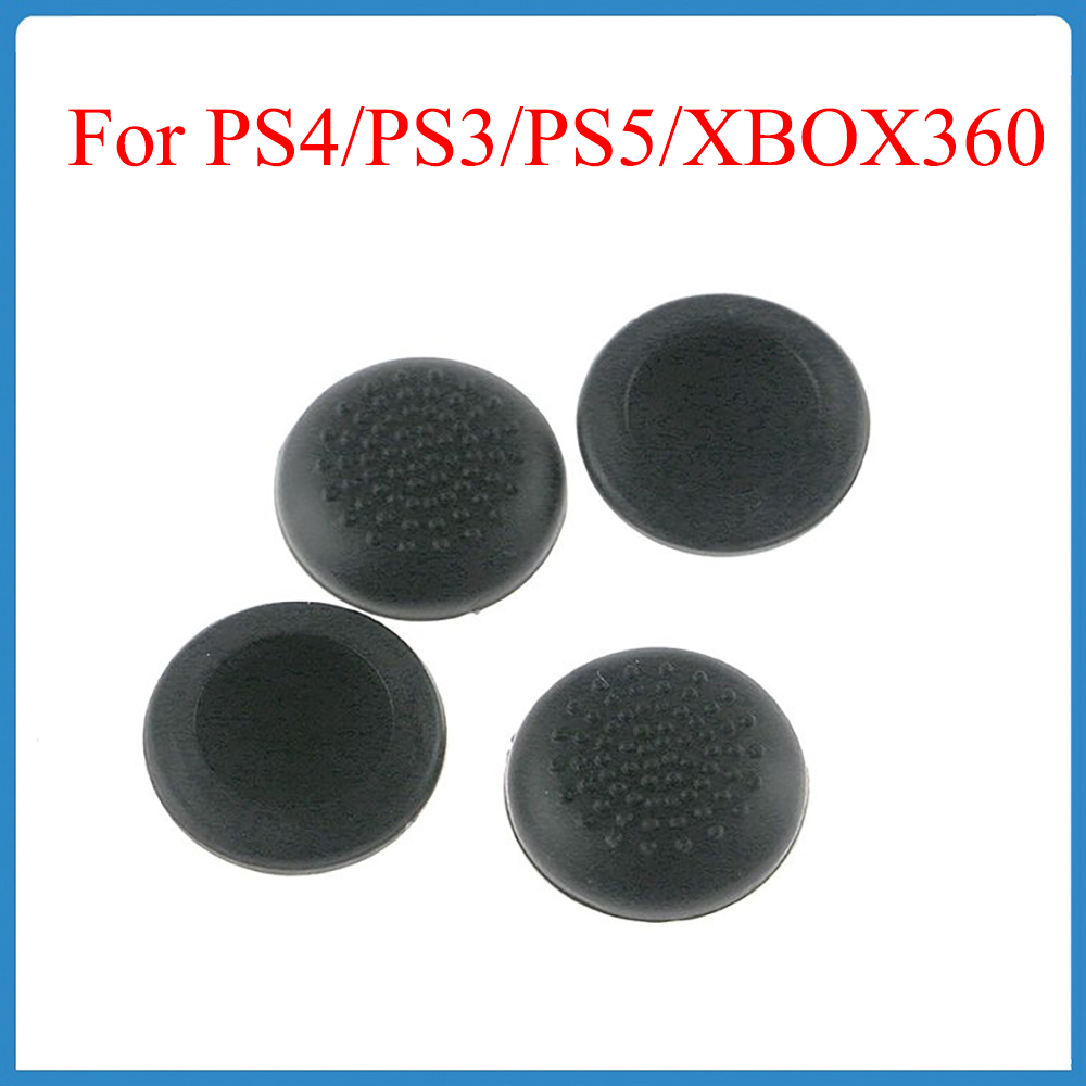 Gaming Accessories Ps5 - 10ชิ้นฝาครอบสำหรับ PS4จอยสติ๊กสำหรับ PS3/PS5/XBOX360ที่จับแบบหลายจุดฝากันลื่นอุปกรณ์สำหรับเล่นเกมสีดำ