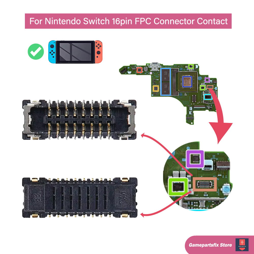 Japanese Gaming Accessories - 5/10 ชิ้น ตัวเชื่อมต่อ FPC แบบยืดหยุ่นสำหรับช่องใส่การ์ดหน่วยความจำ SD