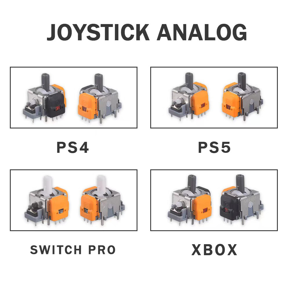Gaming Accessories Ps5 - จอยสติ๊กแม่เหล็กไฟฟ้าสำหรับเล่นเกม, ปุ่มกดสำหรับห้องจอยสติ๊กโมดูลโยกสำหรับ PS4 PS5 xbox/switch Pro