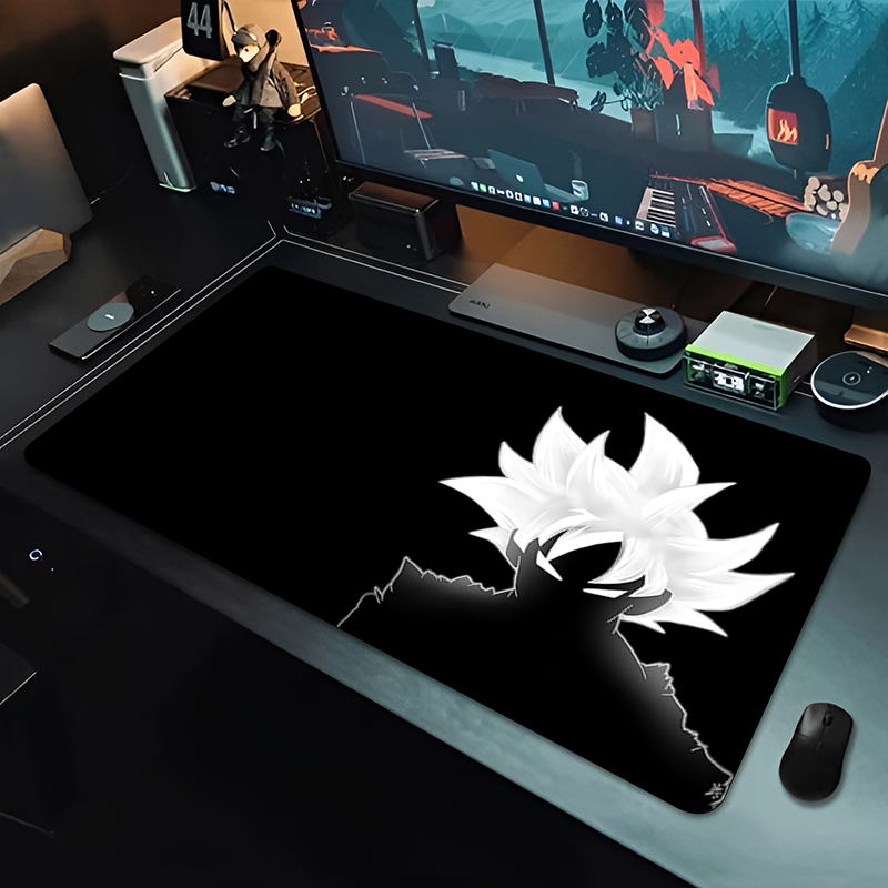 Gaming Accessories Gamer - แผ่นรองเมาส์อนิเมะ DBZ สีดำ ลายดราก้อนบอล ขนาดใหญ่ สำหรับคอมพิวเตอร์