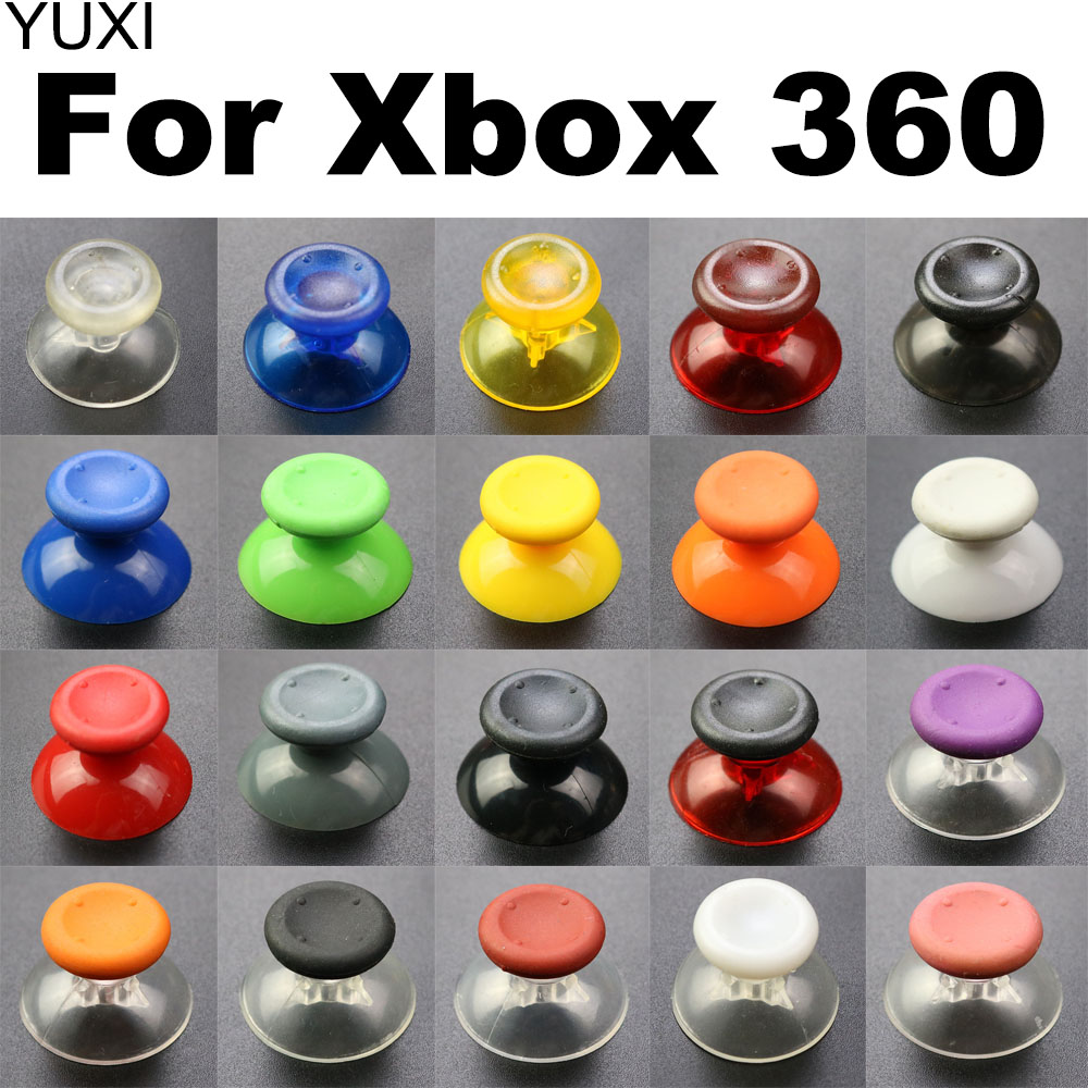 Gaming Accessories Xbox - 2ชิ้นสำหรับ Xbox 360 3D จอยสติ๊กแบบแอนะล็อกฝาครอบปุ่มจับสำหรับเปลี่ยนจอยควบคุมเกม Xbox360อุปกรณ์เสริม