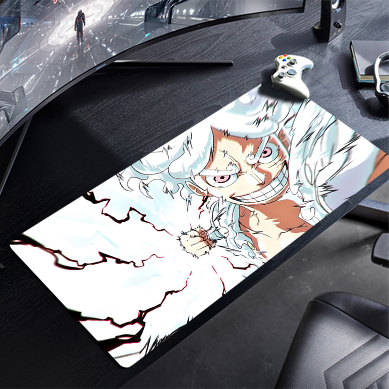 Gaming Accessories Gamer - แผ่นรองเมาส์อนิเมะวันพีซ สำหรับเกมเมอร์ พีซี คอมพิวเตอร์ ขนาดใหญ่ 900x400