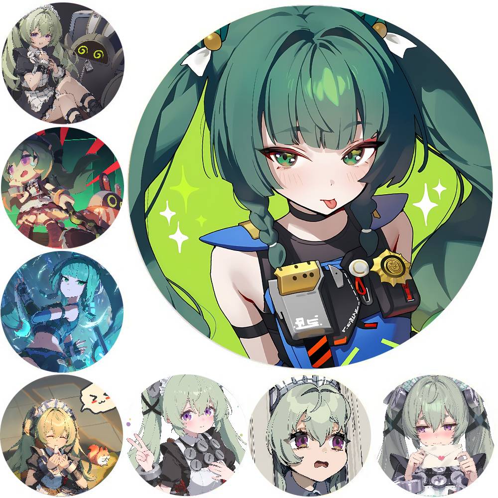Gaming Accessories Very - เข็มกลัดโลหะลายเกมมิ่ง ZZZ น่ารักมาก สาวน้อยชิงอี้ สุดฮิต สำหรับตกแต่งกระเป๋า