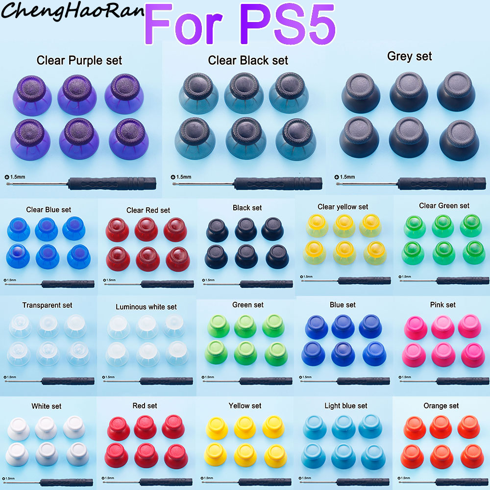 Gaming Accessories Ps5 - 1ชุดฝาครอบปุ่ม PS5สำหรับ Sony PlayStation 5 3D