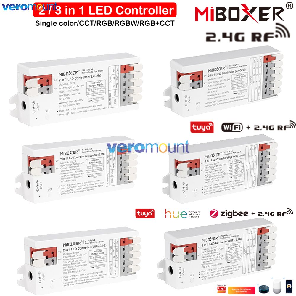 Rgb Hub Sync - MiBoxer 3in1 2in1 ตัวควบคุมไฟ LED Zigbee+2.4G