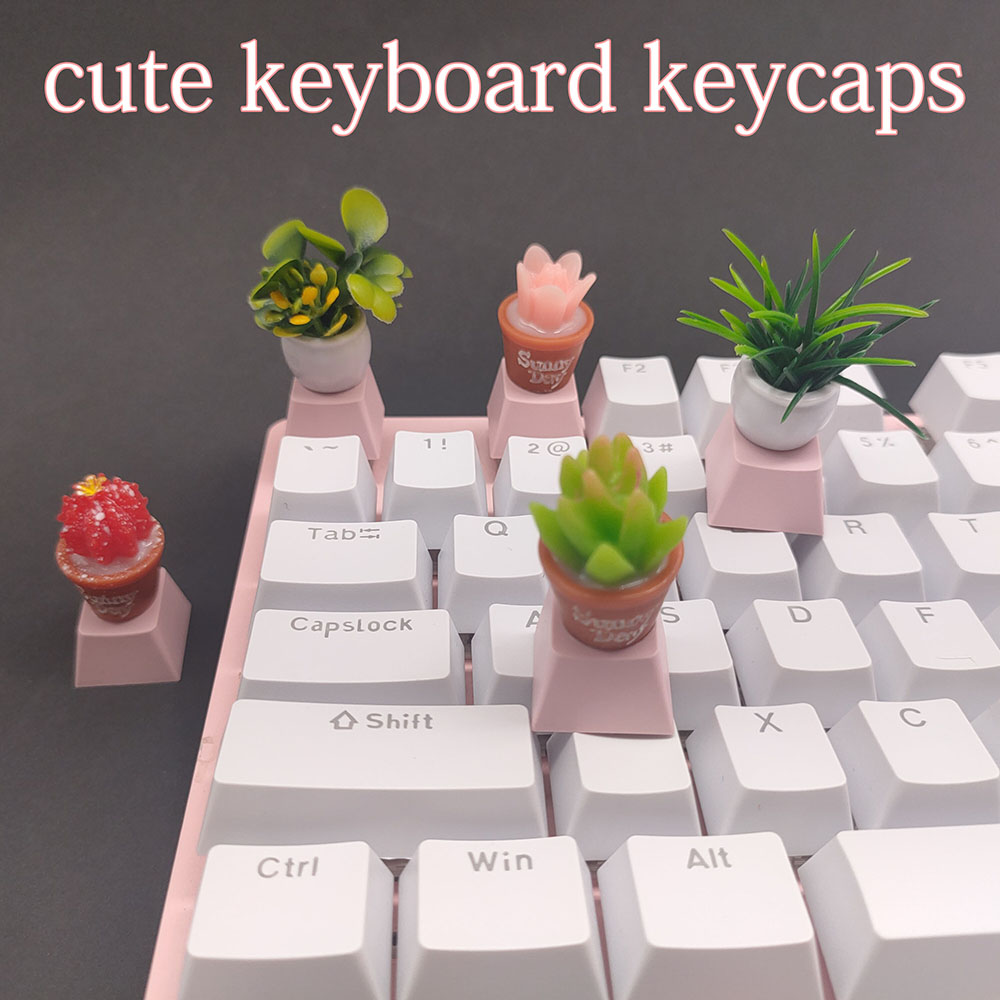 Gaming Accessories Kawaii - Keycaps Cherry PBT keycap ส่วนบุคคลอะนิเมะ Kawaii