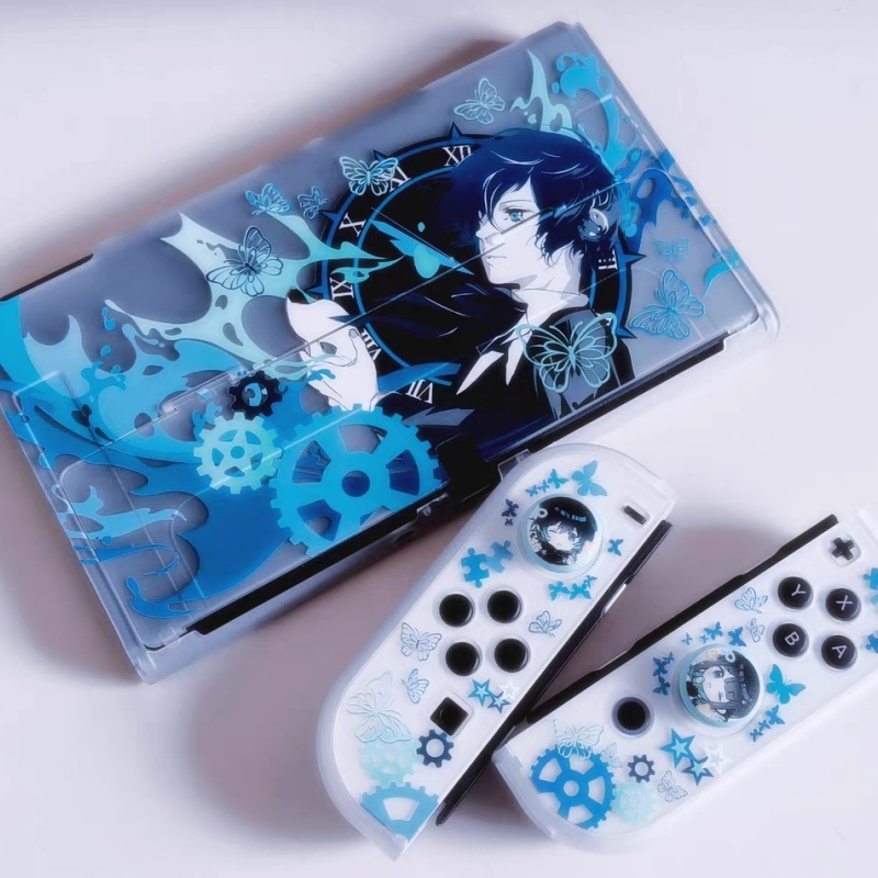 Japanese Gaming Accessories - เคสใสกึ่งโปร่งแสง Persona 3 Makoto Yuki ลายป้องกันแบบแข็ง