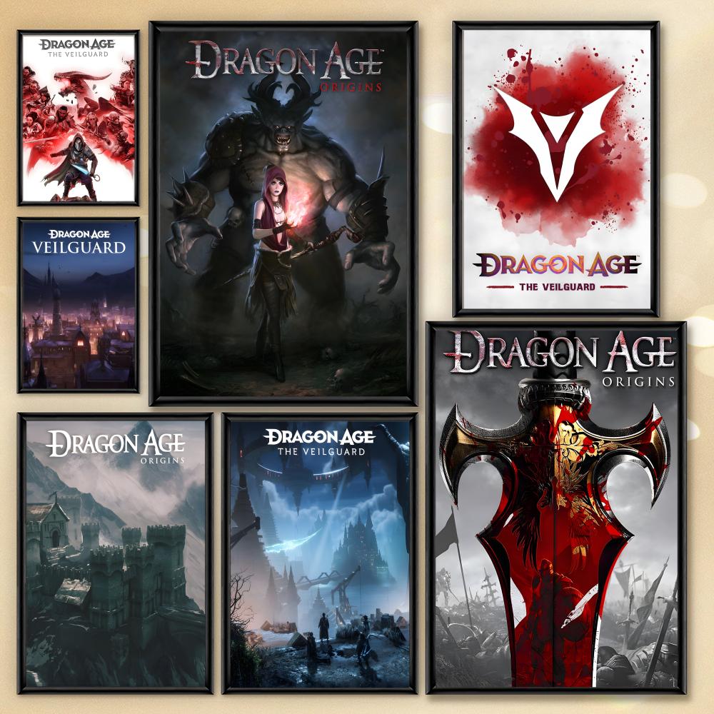 Gaming Accessories Wall - ดี-ดราก้อน เอจ อนิเมะ ชุดตกแต่งเกมมิ่ง อุปกรณ์ตกแต่งผนังห้องนอน โปสเตอร์ตกแต่งห้องคู่รัก