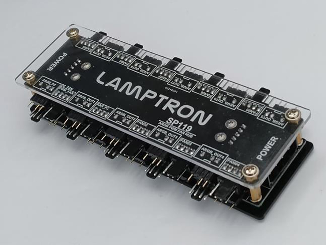 Gaming Hardware And Accessories - LAMPTRON ฮับพัดลม ARGB PWM 20 ช่อง