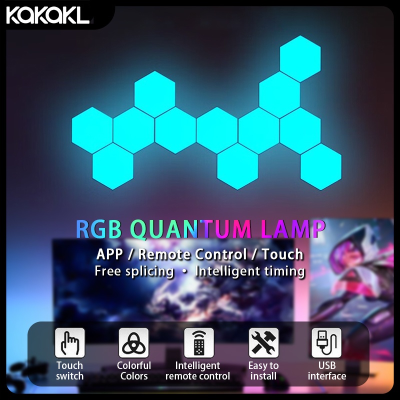 Gaming Accessories Wall - Tuya สมาร์ท RGB QUANTUM Light DIY