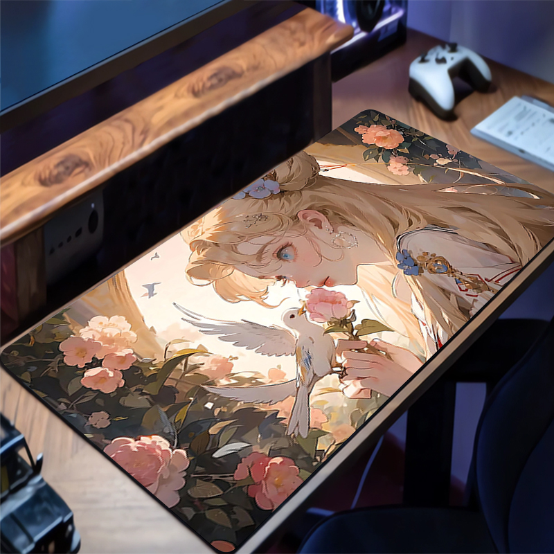 แผ่นรองเมาส์ 90x40 ซม. ลายเซเล - Gaming Accessories Kawaii บทวิจารณ์และราคา