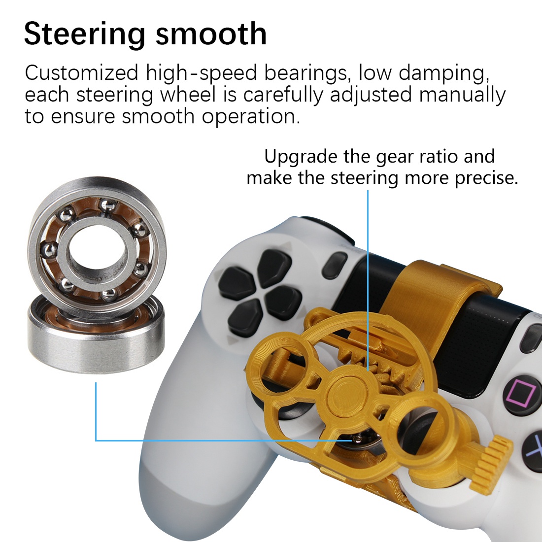 Gaming Racing Wheel Mini พวงมา - Gaming Accessories To 3D Print บทวิจารณ์และราคา