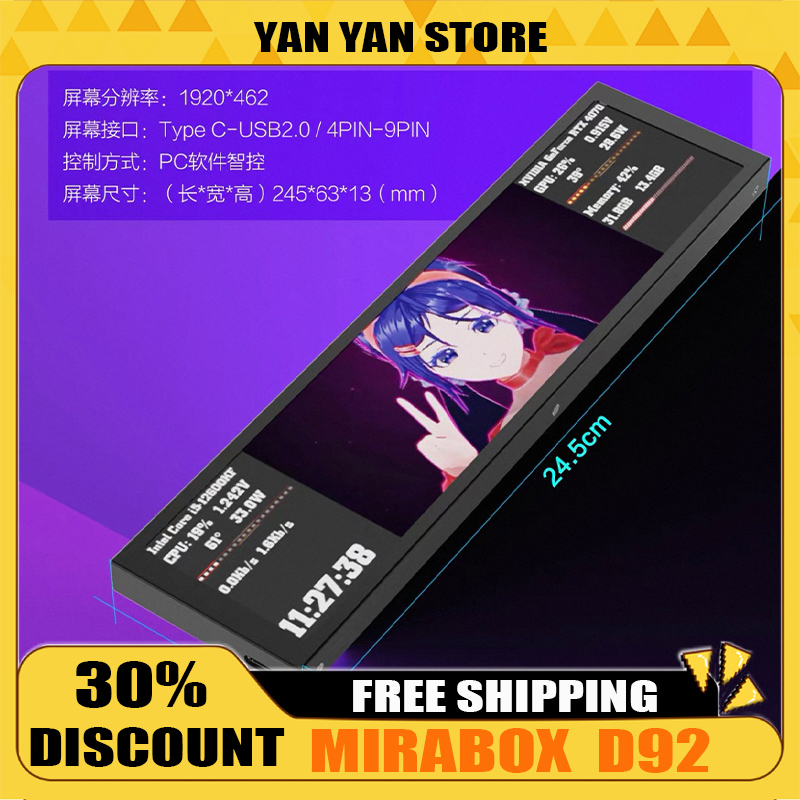 จอแสดงผลอุณหภูมิ CPU แบบรอง รุ - Gaming Accessories Monitor บทวิจารณ์และราคา