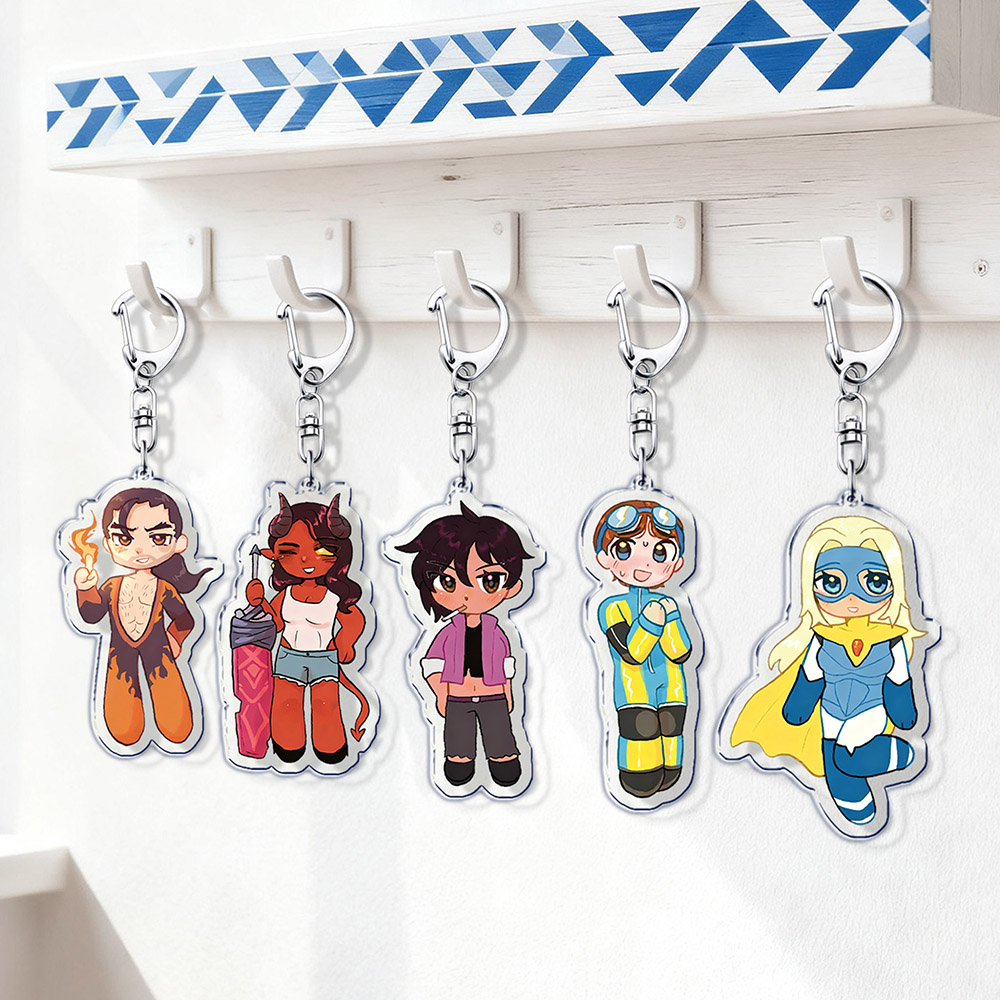 พวงกุญแจการ์ตูนน่ารักแบบชิบิ ส - Gaming Accessories Gifts For Men บทวิจารณ์และราคา