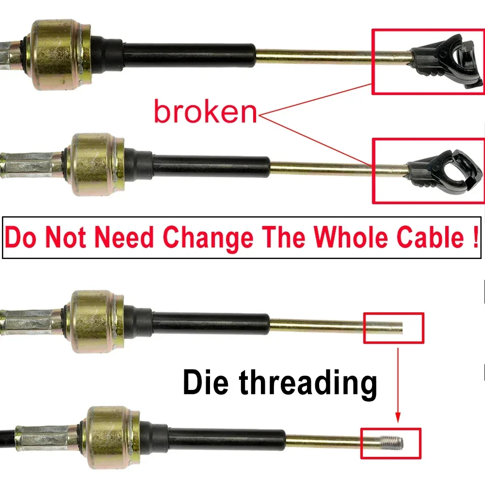 เกียร์ Shifter Cable Linkage B - Sleeved Cable Kit บทวิจารณ์และราคา