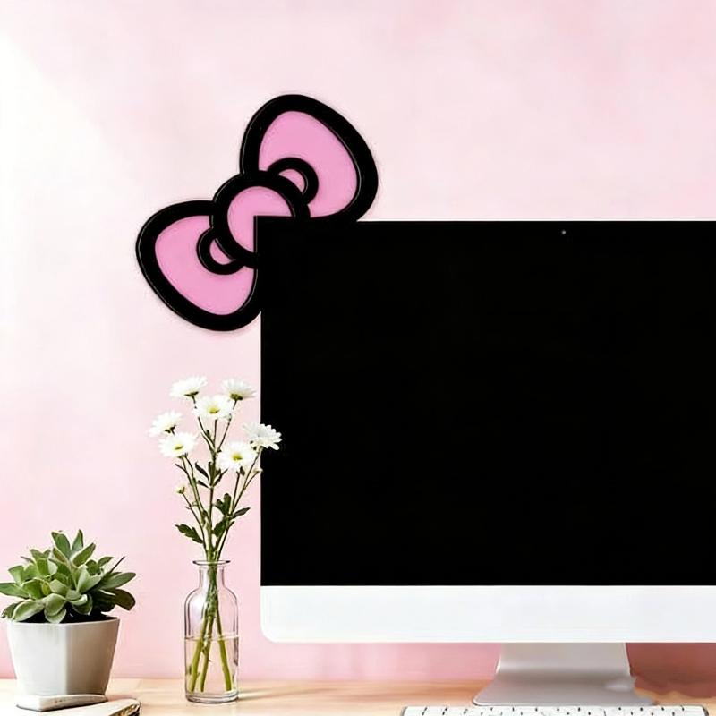 โบว์ไม้ตกแต่งหน้าจอ 1/2 ชิ้น น - Gaming Accessories Monitor บทวิจารณ์และราคา