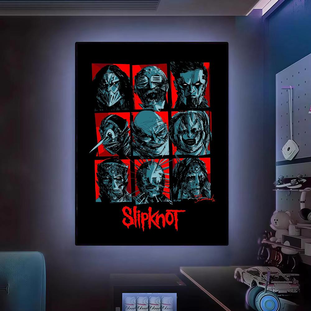 โปสเตอร์วงดนตรี S-Slipknot โปส - Gaming Accessories Wall บทวิจารณ์และราคา