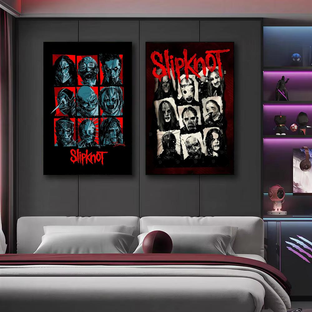 โปสเตอร์วงดนตรี S-Slipknot โปส - Gaming Accessories Wall บทวิจารณ์และราคา
