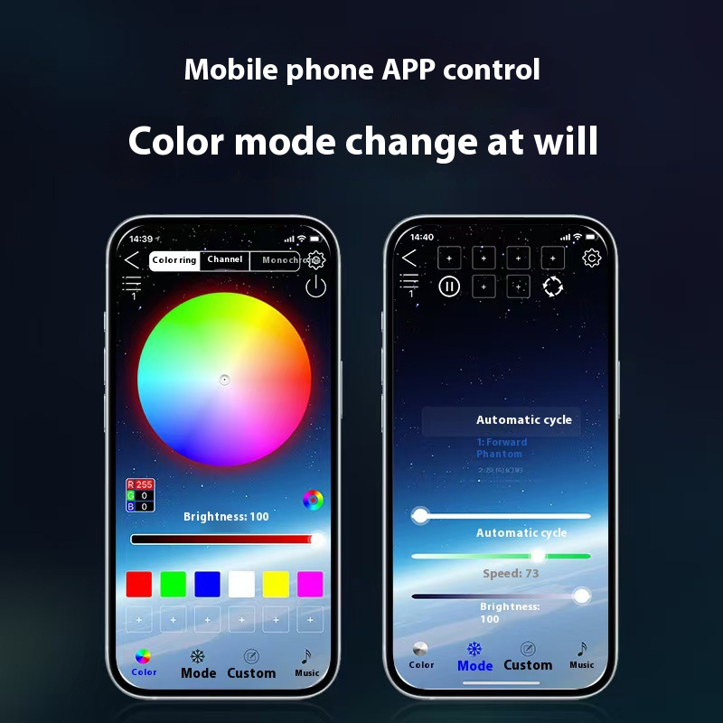 ไฟ LED สำหรับรถยนต์ 2 ชิ้น แบบ - Rgb Hub Sync บทวิจารณ์และราคา