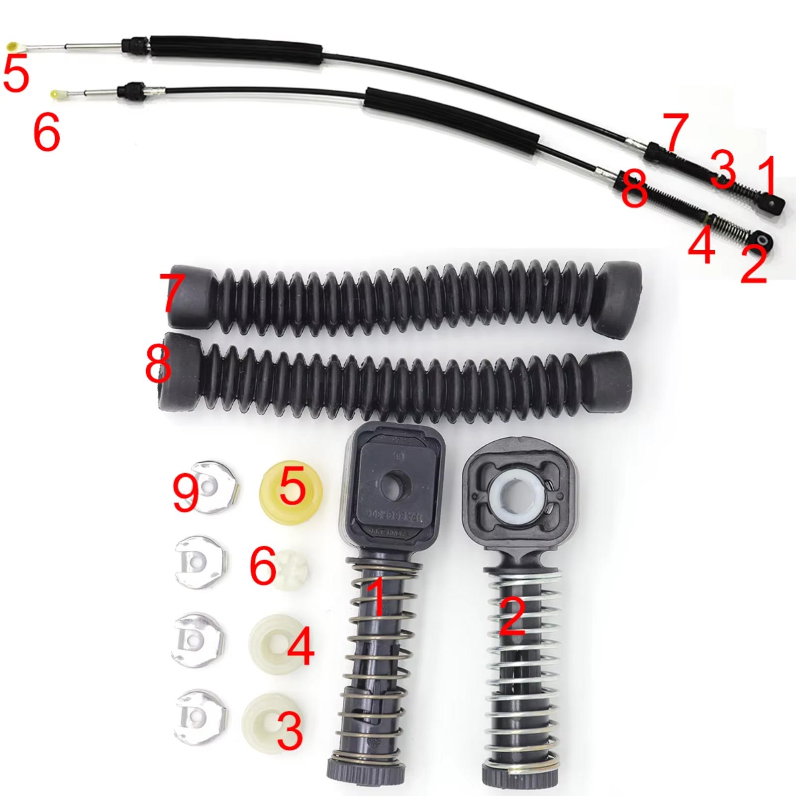 คู่มือเกียร์ Shift Selector Le - Sleeved Cable Kit บทวิจารณ์และราคา