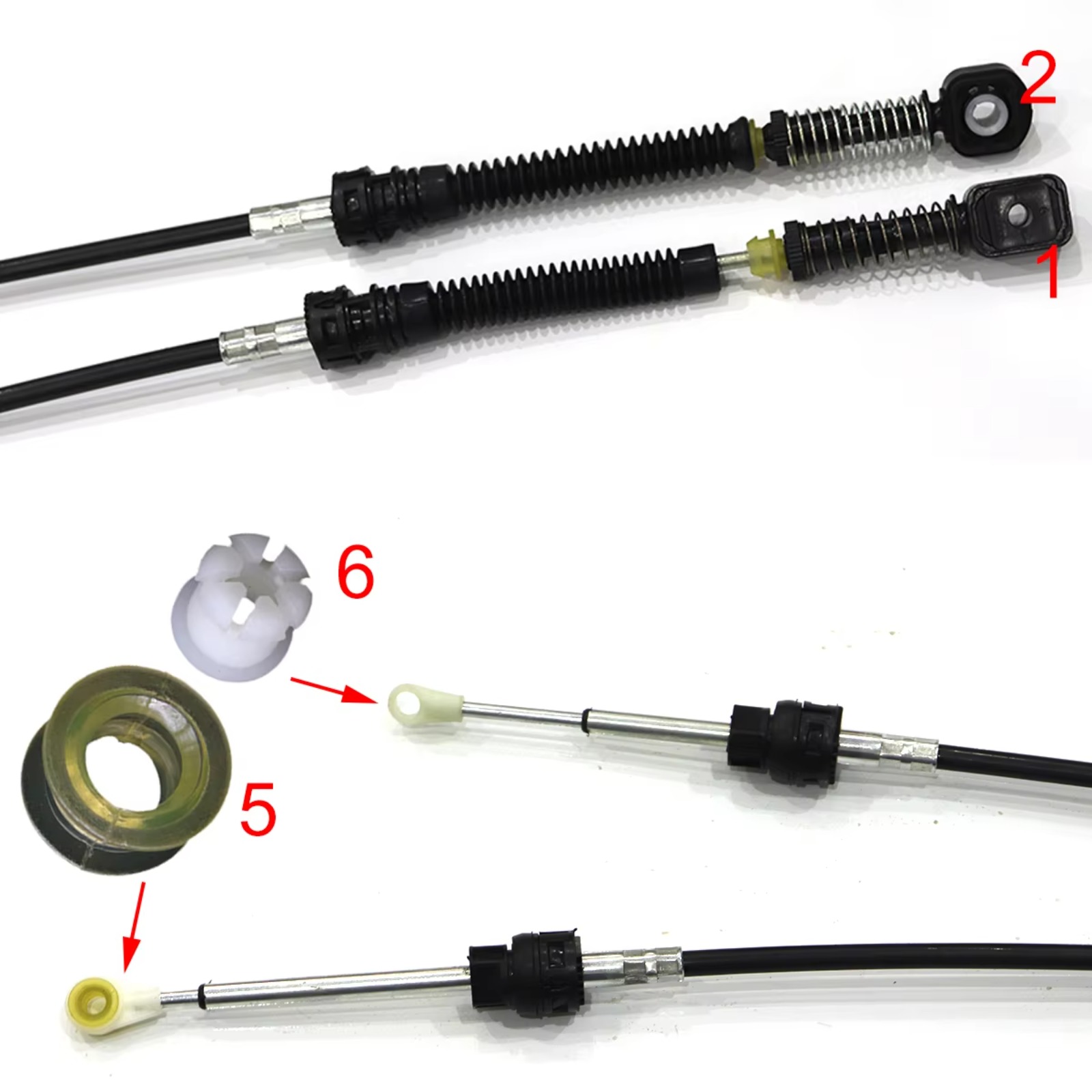 คู่มือเกียร์ Shift Selector Le - Sleeved Cable Kit บทวิจารณ์และราคา