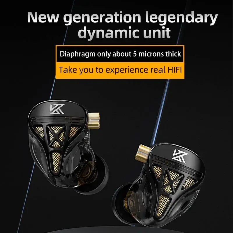 หูฟัง KZ DQS 1DD HiFi IEM แบบก - Gaming Accessories Monitor บทวิจารณ์และราคา
