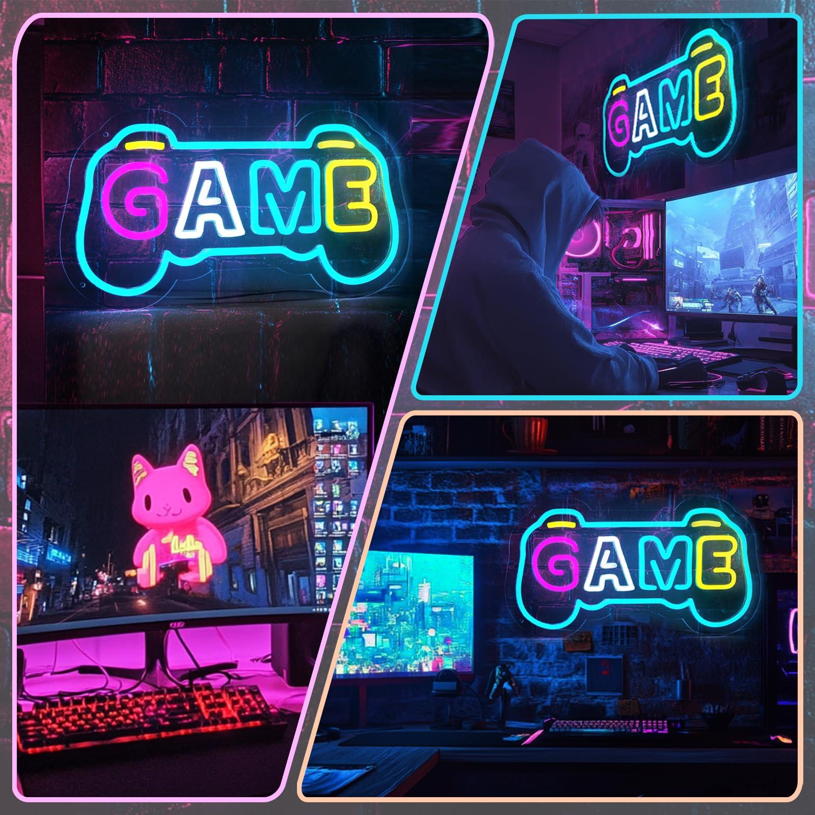 ป้ายไฟนีออนรูปเกมสำหรับตกแต่งห - Gaming Accessories Gifts For Men บทวิจารณ์และราคา