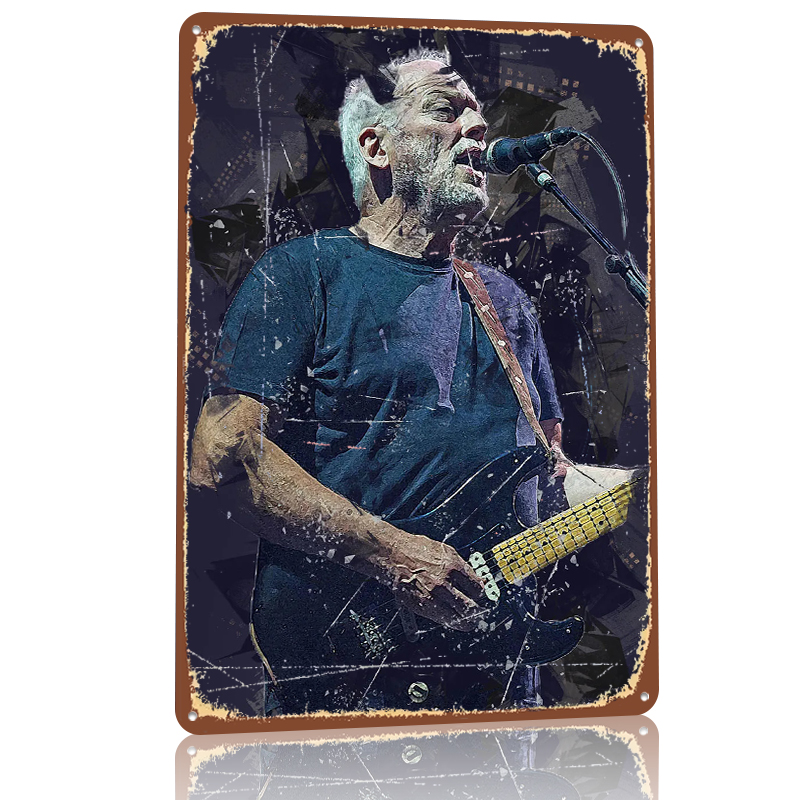 โปสเตอร์โลหะ David Gilmour งาน - Vintage Gaming Accessories บทวิจารณ์และราคา