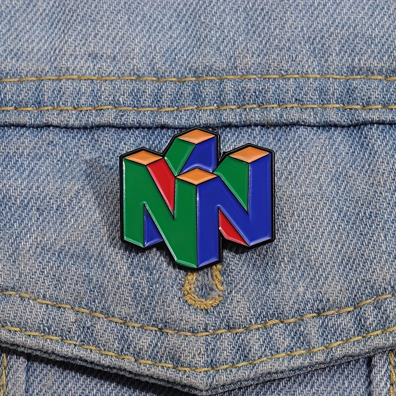 N64 โลโก้เกมEnamel Pin - คอนโซ - Gaming Accessories Gifts For Men บทวิจารณ์และราคา