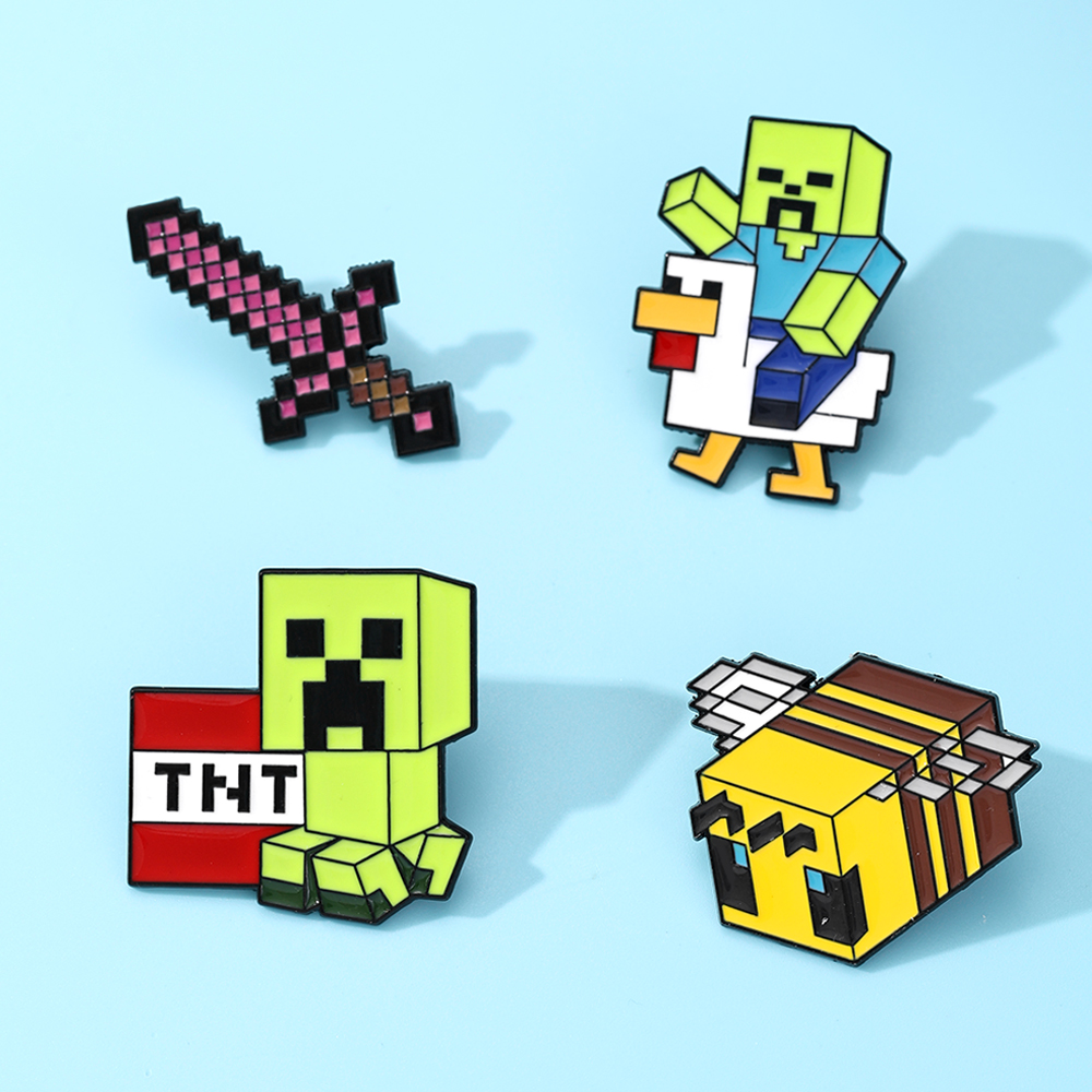 เข็มกลัดเคลือบลายไก่ซอมบี้น่าร - Gaming Accessories Gamer บทวิจารณ์และราคา