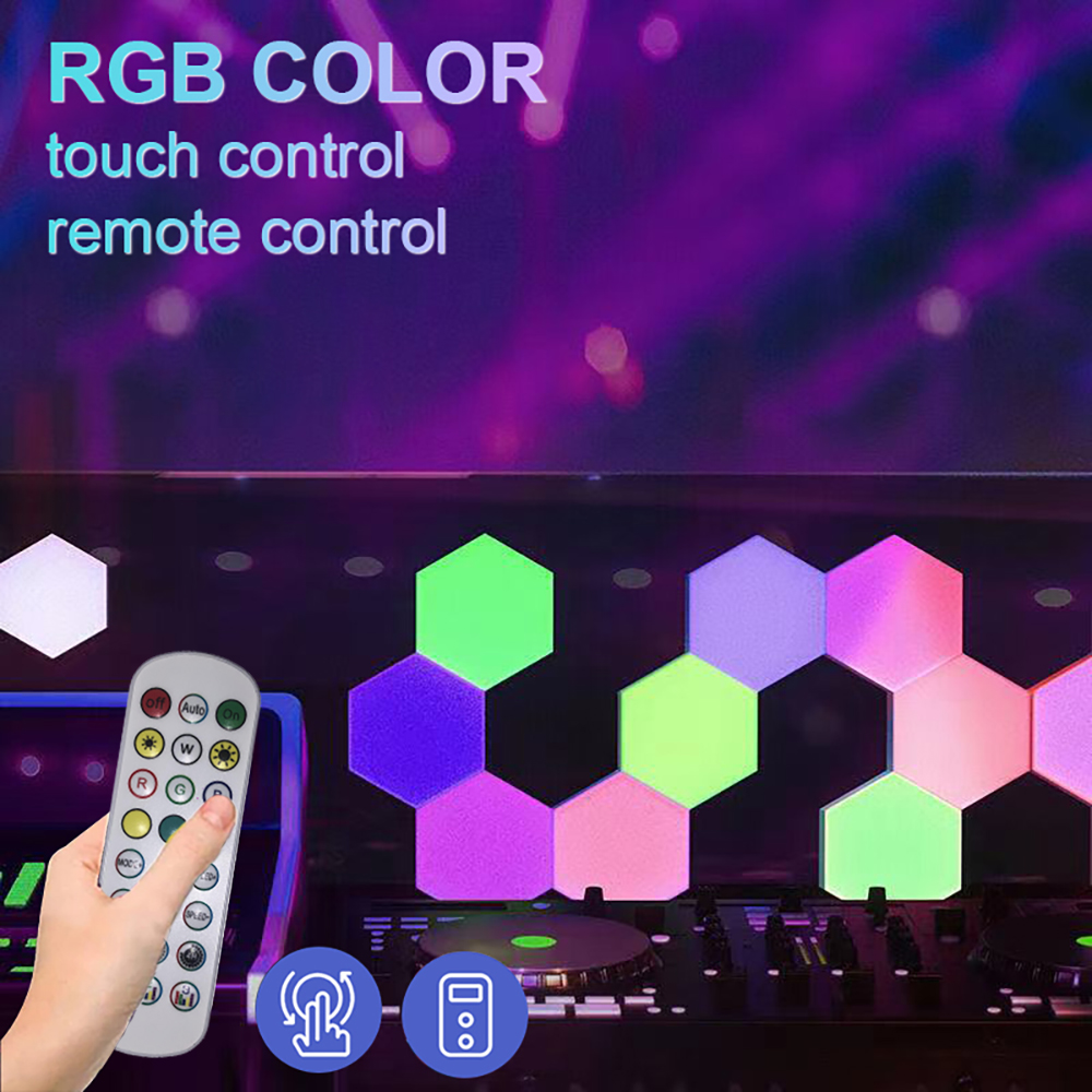 ไฟ LED ผนังหกเหลี่ยมแบบสัมผัส  - Gaming Accessories Wall บทวิจารณ์และราคา