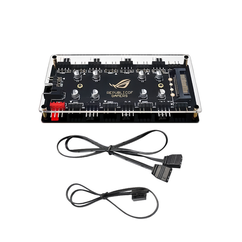 ฮับพัดลม ARGB PWM 8 พอร์ต, ตัว - Rgb Hub Sync บทวิจารณ์และราคา