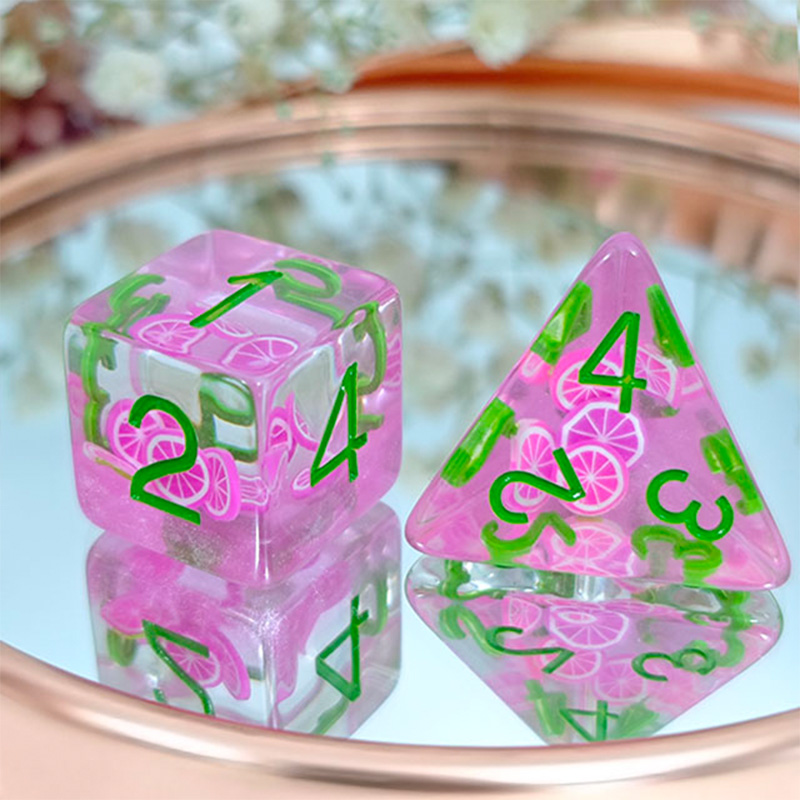 7 ชิ้น/เซ็ต Dices เกมกระดานอุป - Gaming Accessories Toys บทวิจารณ์และราคา
