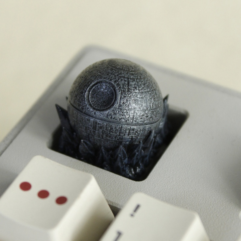 HCY Death Star Artisan Keycap  - Gaming Accessories To 3D Print บทวิจารณ์และราคา