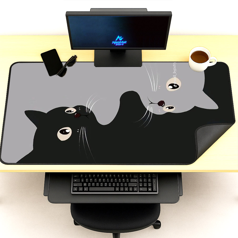 แผ่นรองเมาส์คอมพิวเตอร์ลายแมว  - Gaming Accessories Very บทวิจารณ์และราคา