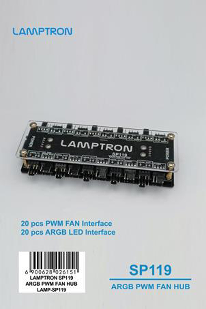 LAMPTRON ฮับพัดลม ARGB PWM 20  - Gaming Hardware And Accessories บทวิจารณ์และราคา