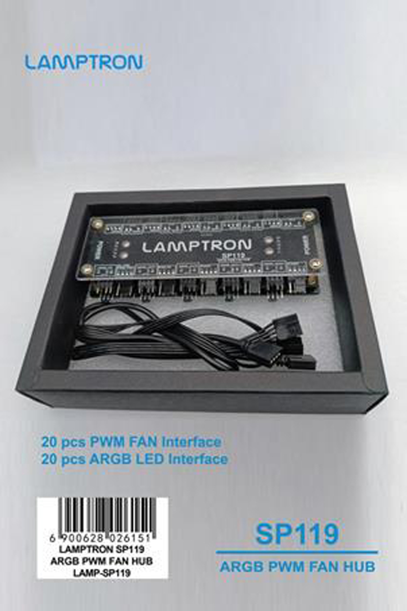 LAMPTRON ฮับพัดลม ARGB PWM 20  - Gaming Hardware And Accessories บทวิจารณ์และราคา