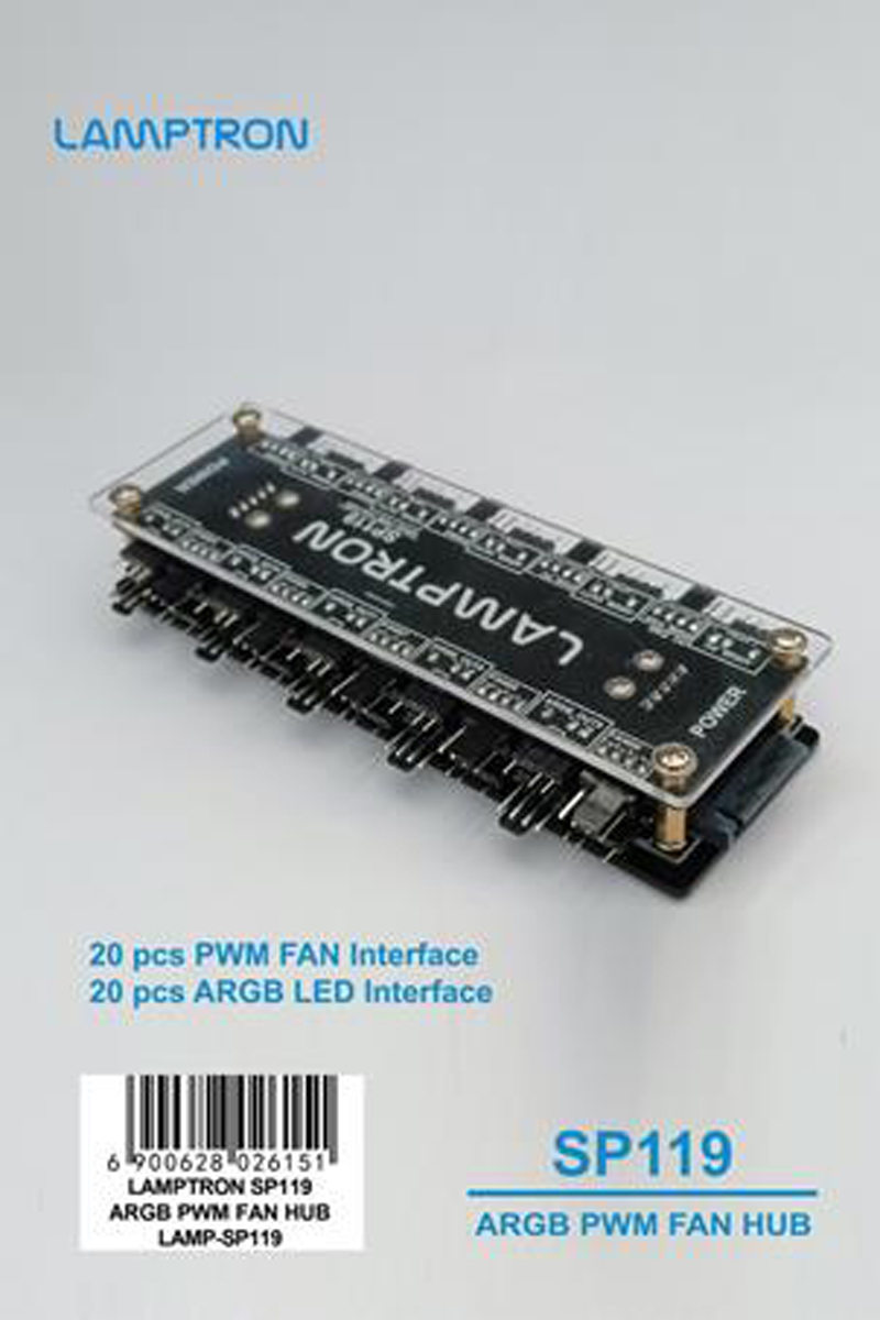 LAMPTRON ฮับพัดลม ARGB PWM 20  - Gaming Hardware And Accessories บทวิจารณ์และราคา