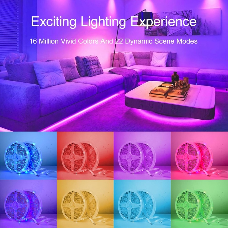 ไฟ LED แถบยืดหยุ่น ควบคุมสีผ่า - Rgb Hub Sync บทวิจารณ์และราคา