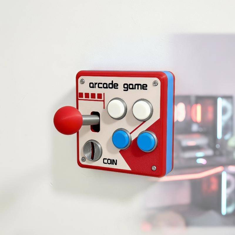 แผ่นสวิตช์ปุ่มเกมอาร์เคดสไตล์เ - Gaming Accessories Wall บทวิจารณ์และราคา
