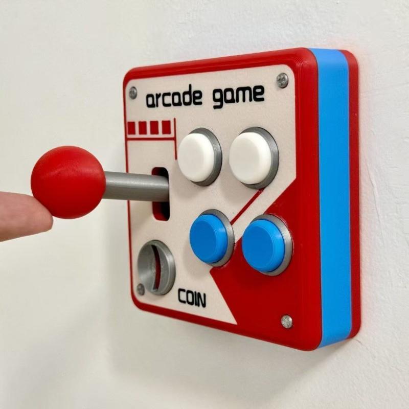 แผ่นสวิตช์ปุ่มเกมอาร์เคดสไตล์เ - Gaming Accessories Wall บทวิจารณ์และราคา