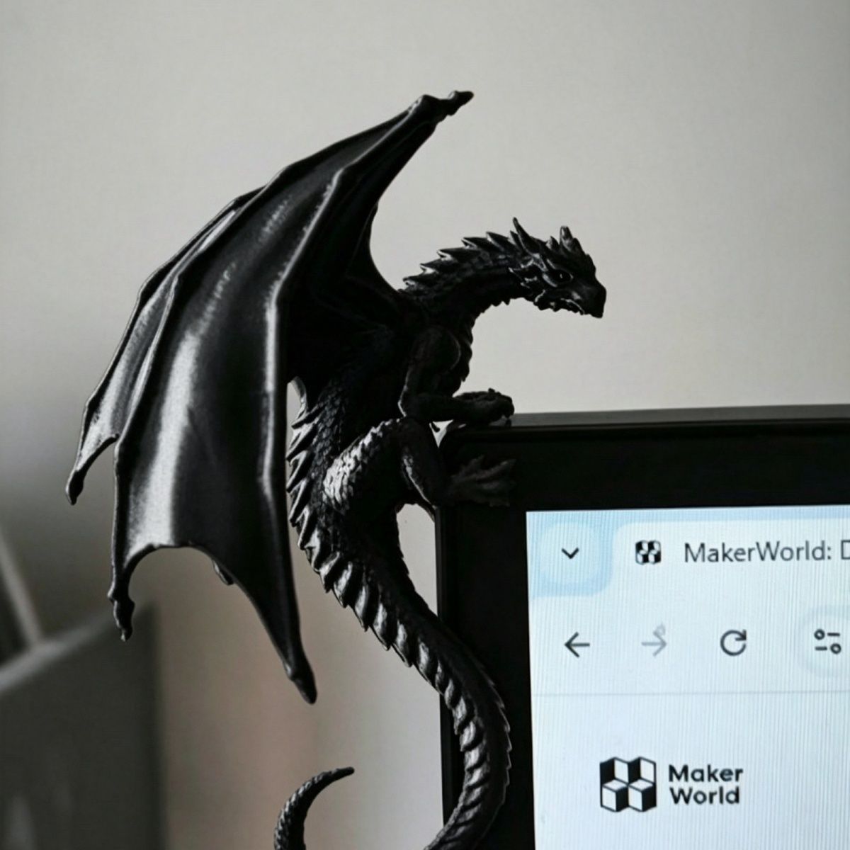 โมเดลมังกรเท่ห์ ตกแต่งหน้าจอ ข - Gaming Accessories Monitor บทวิจารณ์และราคา