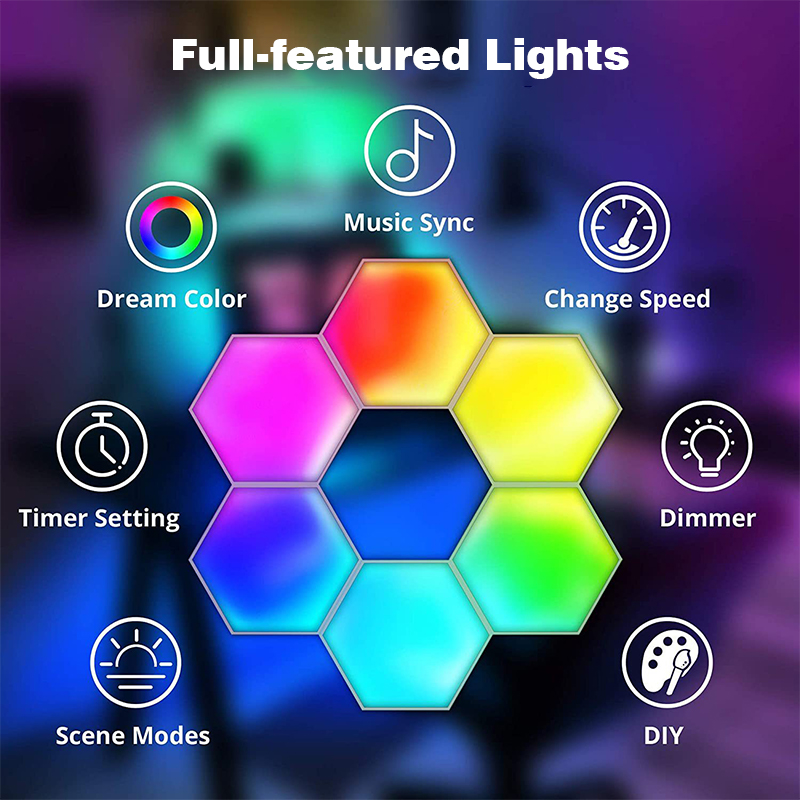 Tuya สมาร์ท RGB QUANTUM Light  - Gaming Accessories Wall บทวิจารณ์และราคา