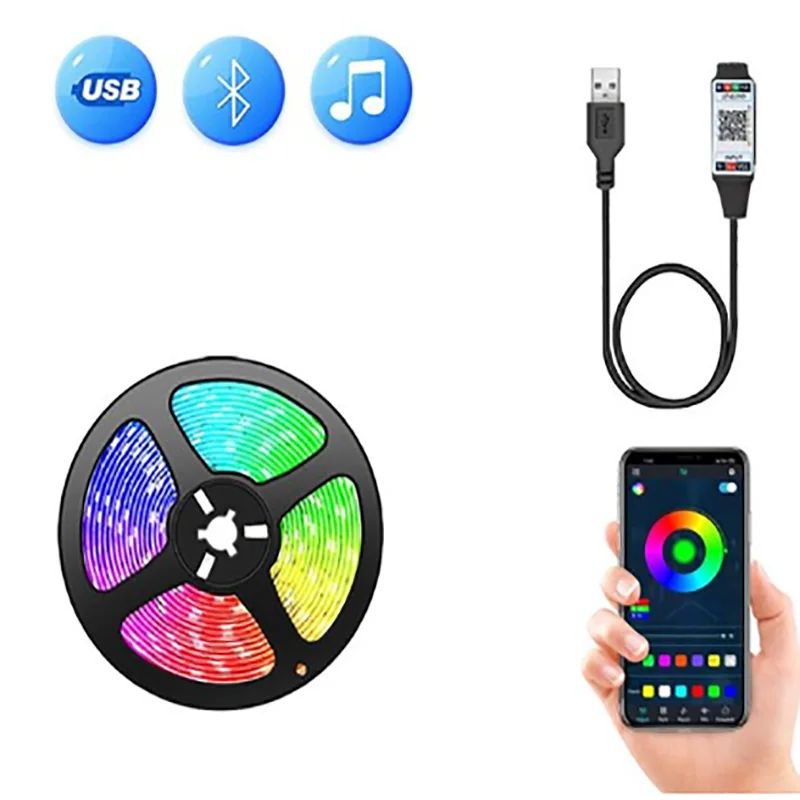 ไฟแถบ LED RGB ควบคุมผ่านแอปบลู - Rgb Hub Sync บทวิจารณ์และราคา