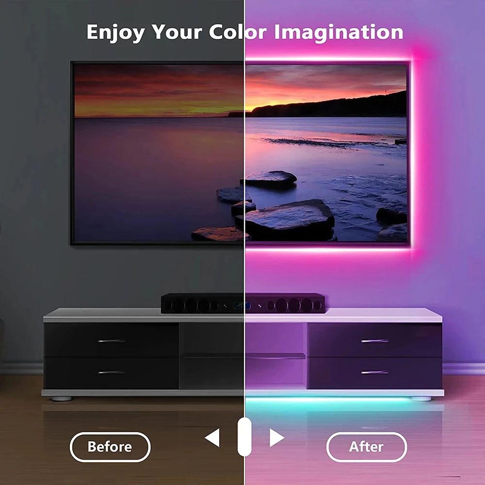 ไฟแถบ LED RGB ควบคุมผ่านแอปบลู - Rgb Hub Sync บทวิจารณ์และราคา