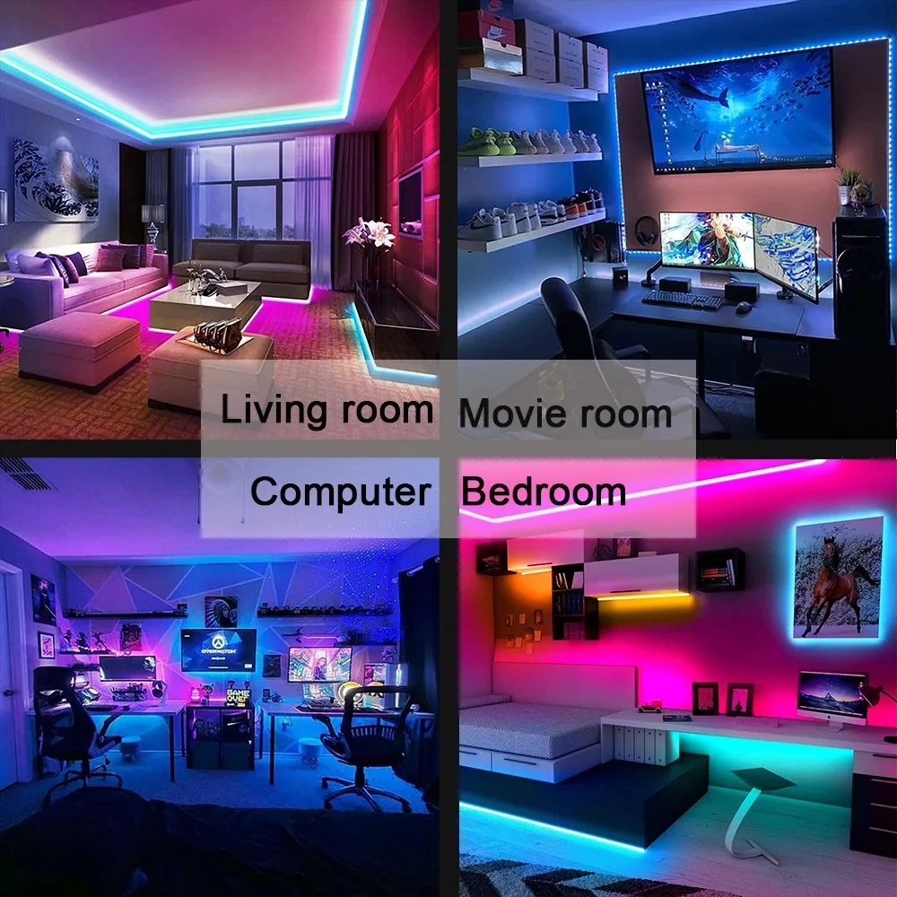 ไฟแถบ LED RGB ควบคุมผ่านแอปบลู - Rgb Hub Sync บทวิจารณ์และราคา