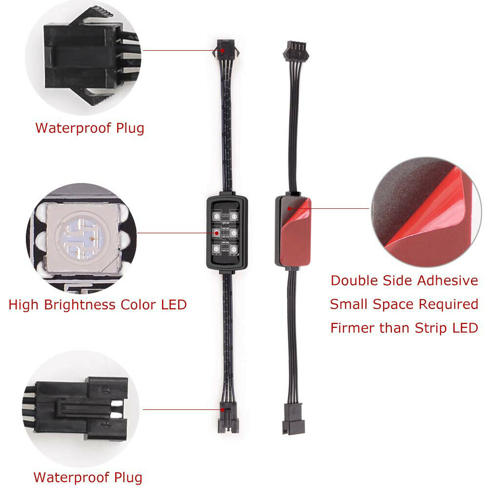Niscardaรถจักรยานยนต์RGB LEDสม - Rgb Hub Sync บทวิจารณ์และราคา