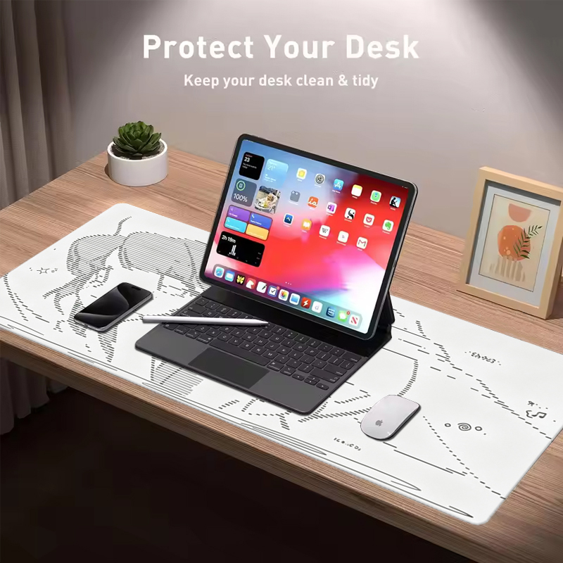 แผ่นรองเมาส์หนังลายการ์ตูนอนิเ - Gaming Accessories Setup บทวิจารณ์และราคา